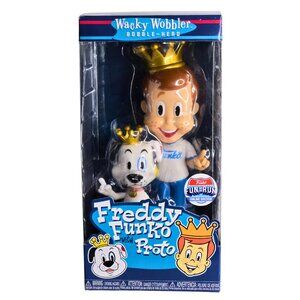 Fun On The Run Freddy Funko & Proto Dog Retro Wacky Wobbler Bobble-Head